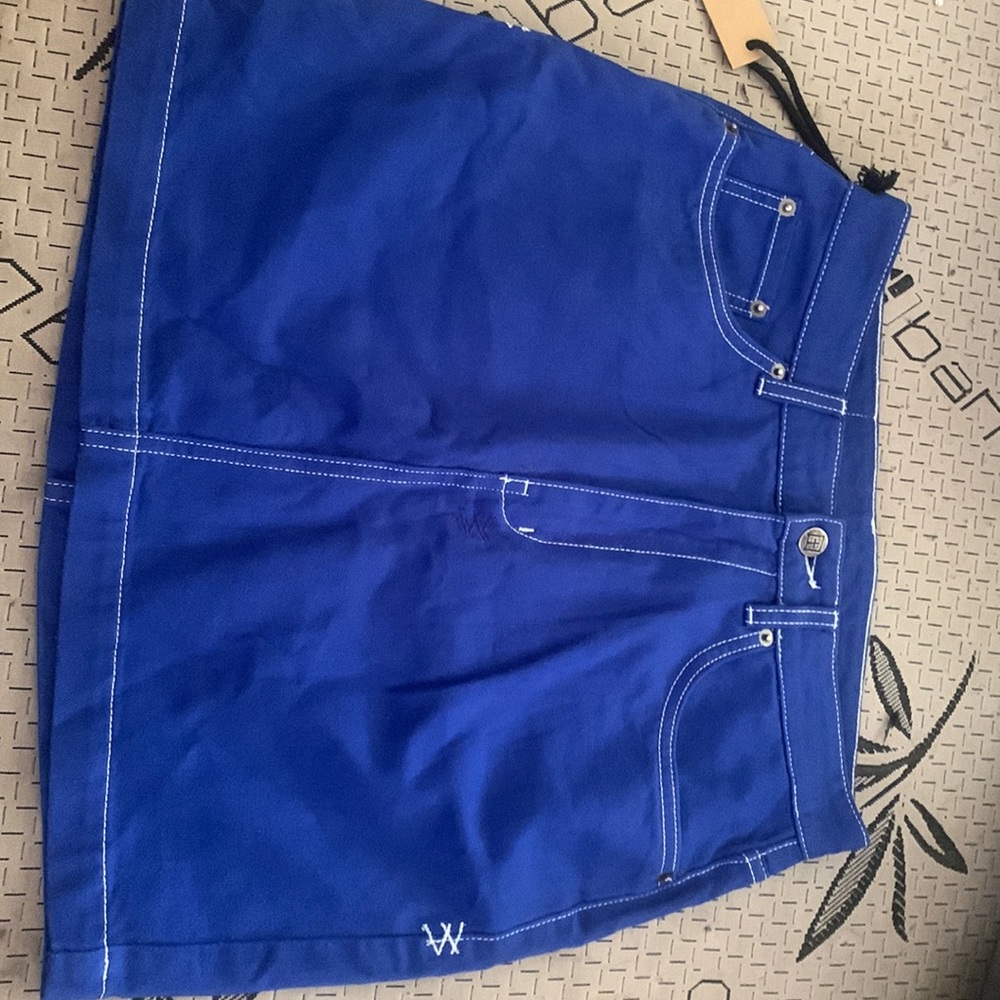 KSUBI blue super x miniskirt
